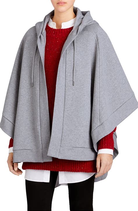 burberry poncho woman|burberry poncho nordstrom.